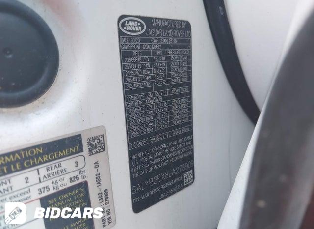 SALYB2EX8LA278909 2020 Land Rover Range Rover photo no. 9
