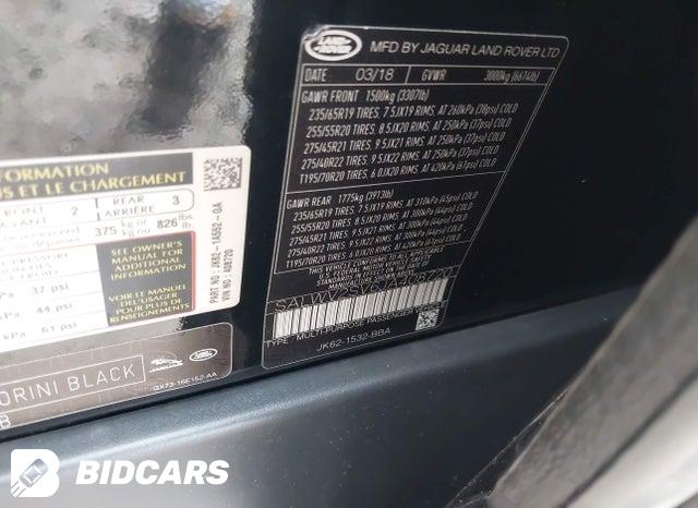 2018 Land Rover Range Rover — VIN SALWV2SV6JA408720, şəkil 9