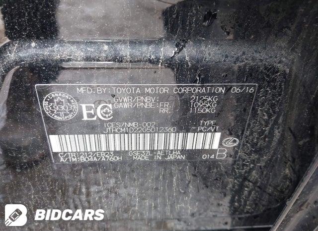 JTHCM1D22G5012360 2016 Lexus IS photo no. 9