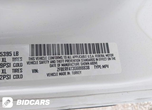 ZFBERFAT3G6B18838 2016 RAM Promaster photo no. 9