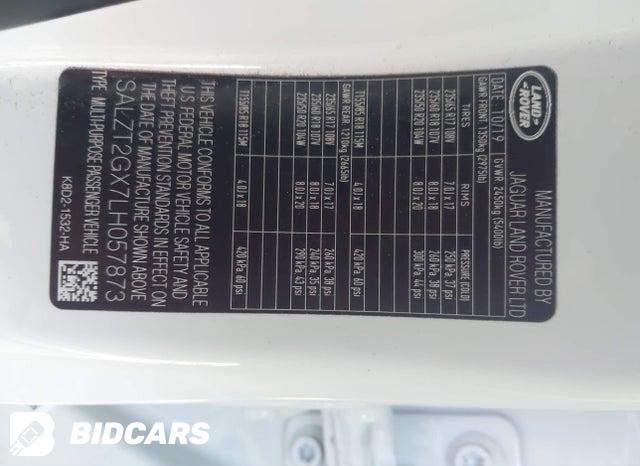 SALZT2GX7LH057873 2020 Land Rover Range Rover photo no. 9