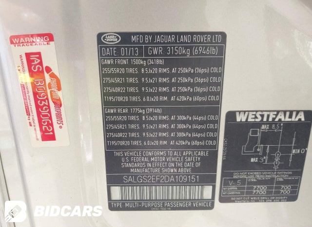 SALGS2EF2DA109151 2013 Land Rover Range Rover photo no. 9