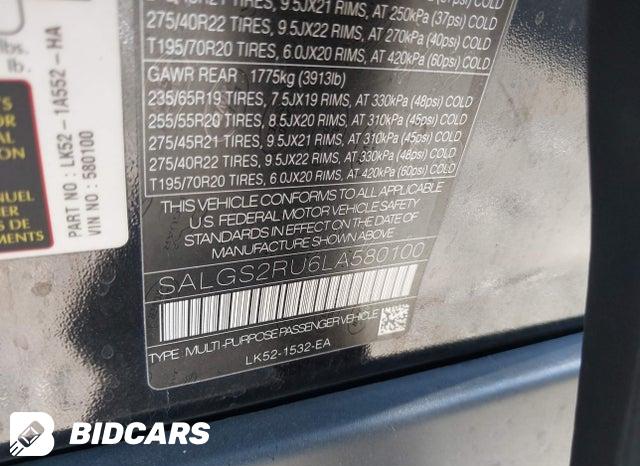 SALGS2RU6LA580100 2020 Land Rover Range Rover photo no. 9