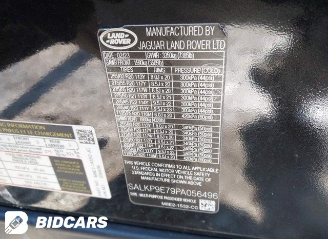 SALKP9E79PA056496 2023 Land Rover Range Rover photo no. 9
