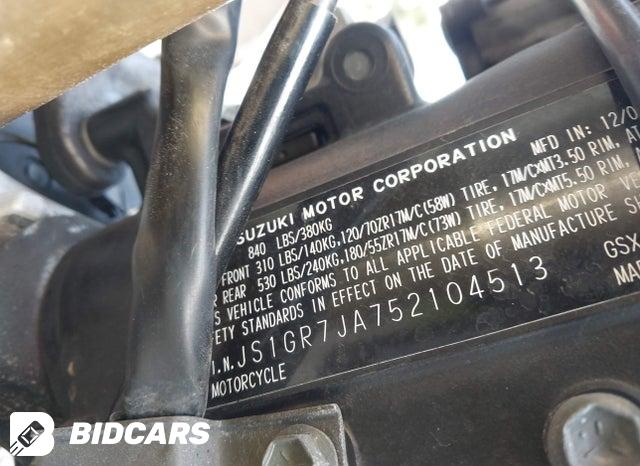 JS1GR7JA752104513 2005 Suzuki GSX-R750 photo no. 10