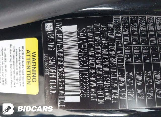 SALVR2RX2JH322626 2018 Land Rover Range Rover photo no. 9