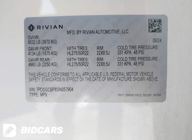 7PDSGCBPXSN057904 2025 Rivian R1S photo no. 9