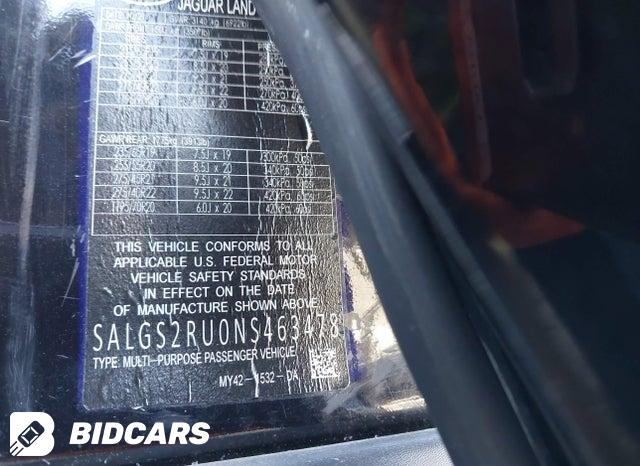 2022 Land Rover Range Rover — VIN SALGS2RU0NS463478, şəkil 9