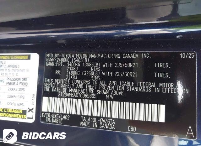 2T2BAMBAXTC069805 2026 Lexus RX photo no. 9