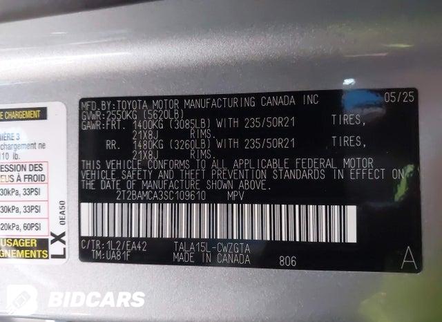 2T2BAMCA3SC109610 2025 Lexus RX photo no. 9