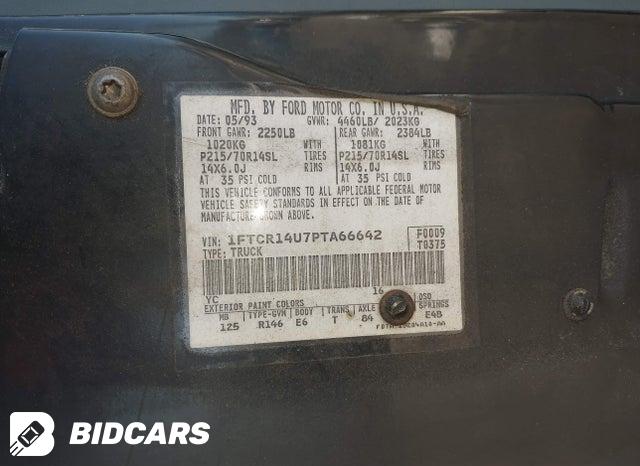 1FTCR14U7PTA66642 1993 Ford Ranger photo no. 9