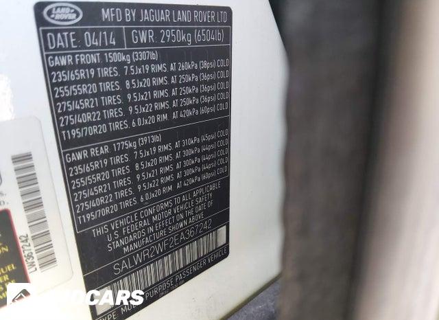 SALWR2WF2EA367242 2014 Land Rover Range Rover photo no. 9