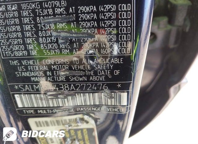 SALMF15438A272476 2008 Land Rover Range Rover photo no. 9