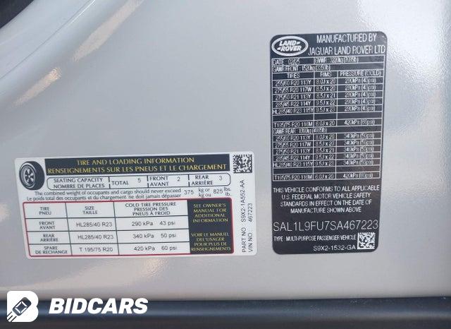 SAL1L9FU7SA467223 2025 Land Rover Range Rover photo no. 9
