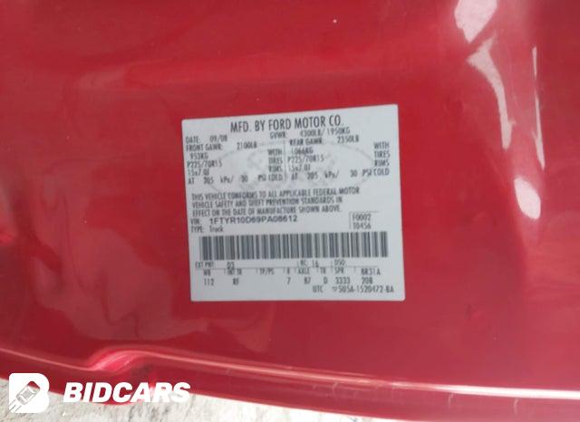 1FTYR10D69PA08612 2009 Ford Ranger photo no. 9