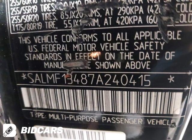 SALMF13487A240415 2007 Land Rover Range Rover photo no. 9
