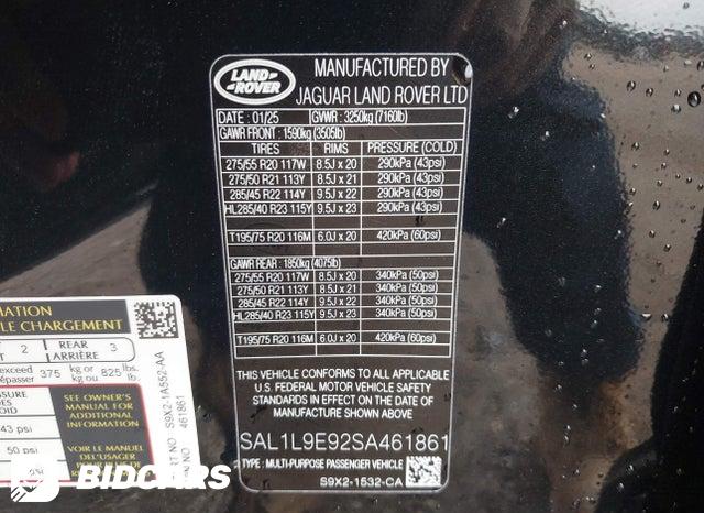 SAL1L9E92SA461861 2025 Land Rover Range Rover photo no. 9