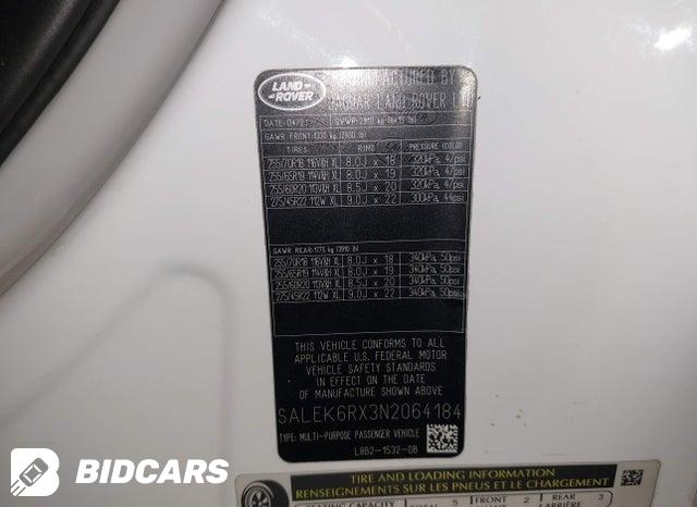 SALEK6RX3N2064184 2022 Land Rover Defender photo no. 9