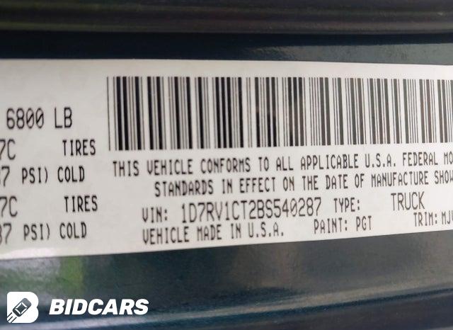1D7RV1CT2BS540287 2011 RAM RAM 1500 photo no. 9
