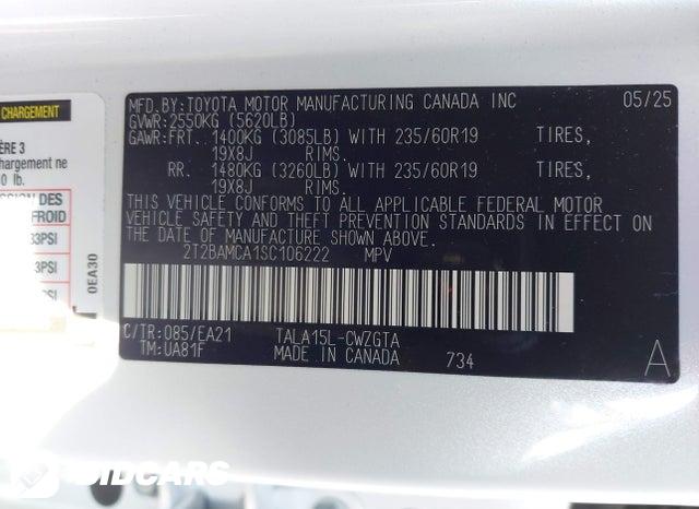 2T2BAMCA1SC106222 2025 Lexus RX photo no. 9
