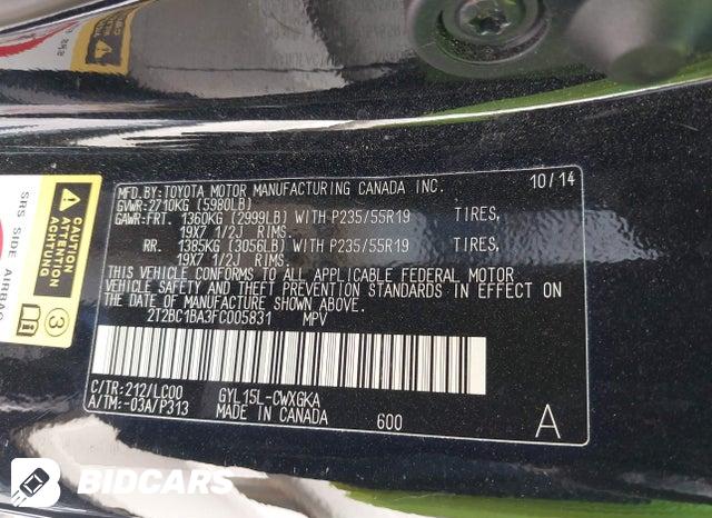 2T2BC1BA3FC005831 2015 Lexus RX photo no. 9