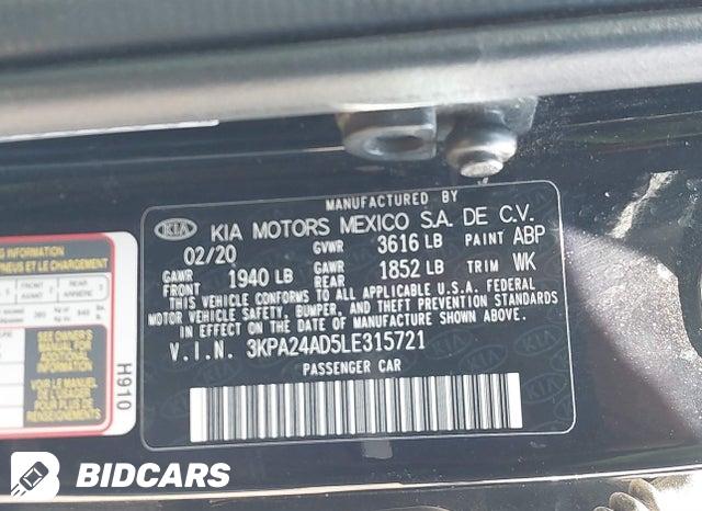 2020 KIA Rio — VIN 3KPA24AD5LE315721, şəkil 9