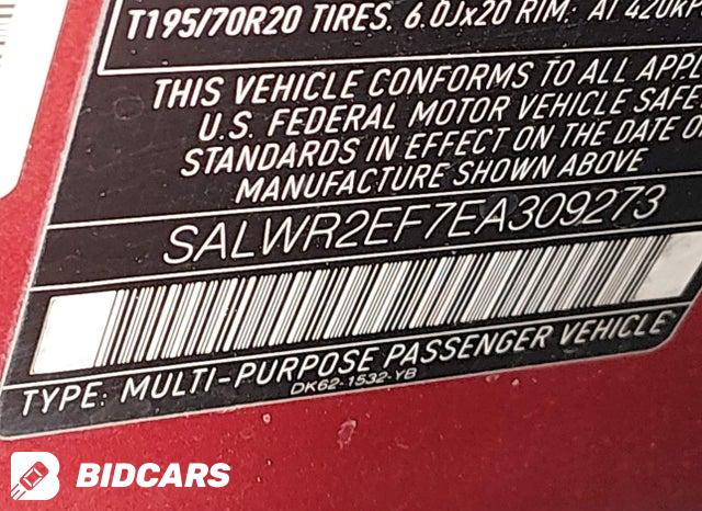 SALWR2EF7EA309273 2014 Land Rover Range Rover photo no. 9