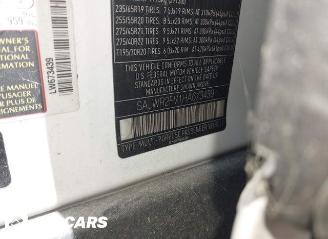 SALWR2FV1HA673439 2017 Land Rover Range Rover photo no. 9