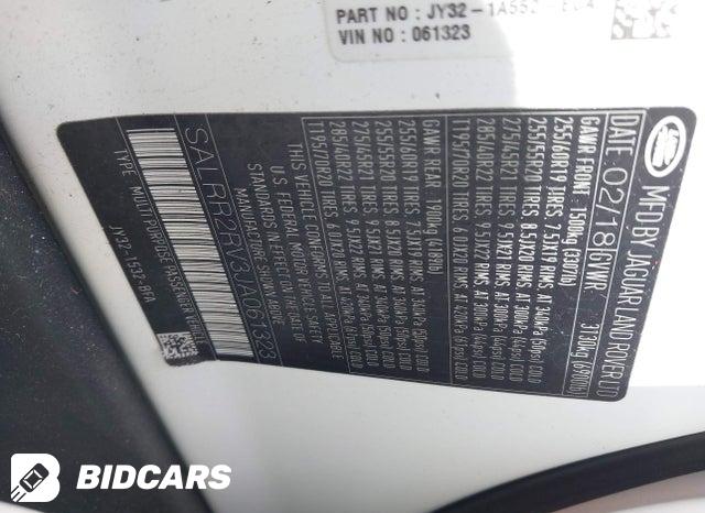 SALRR2RV3JA061323 2018 Land Rover Discovery photo no. 9