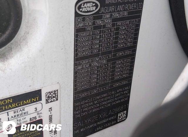 SALYK2EX9LA286811 2020 Land Rover Range Rover photo no. 9