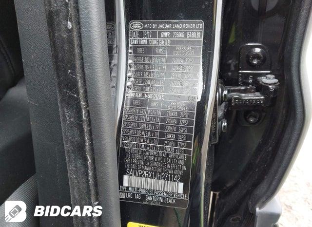 SALVP2RX1JH271142 2018 Land Rover Range Rover photo no. 9