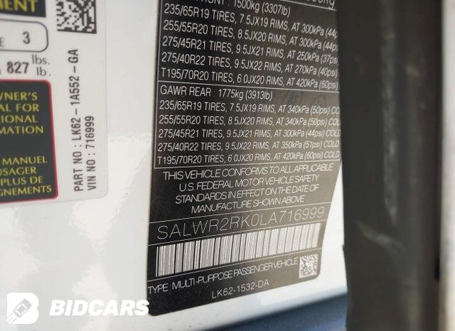 SALWR2RK0LA716999 2020 Land Rover Range Rover photo no. 9