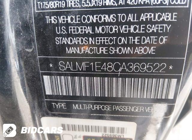 SALMF1E48CA369522 2012 Land Rover Range Rover photo no. 9