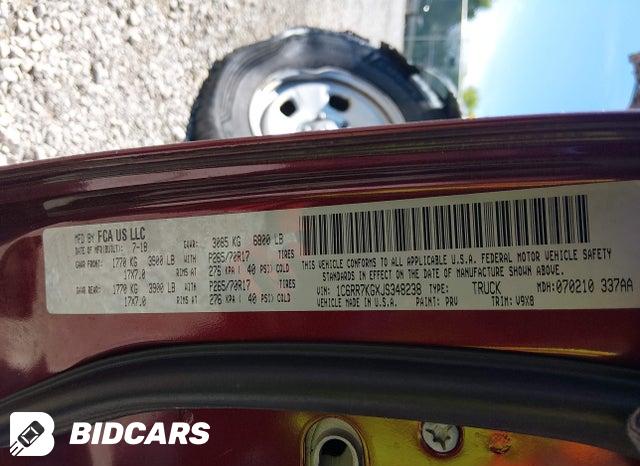 1C6RR7KGXJS348238 2018 RAM 1500 photo no. 9