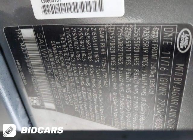 SALWR2FK1HA668151 2017 Land Rover Range Rover photo no. 9