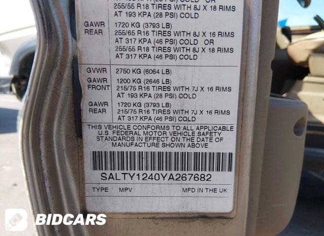 SALTY1240YA267682 2000 Land Rover Discovery photo no. 9