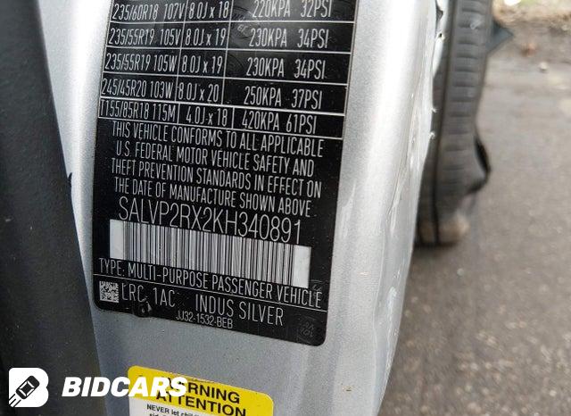 SALVP2RX2KH340891 2019 Land Rover Range Rover photo no. 9