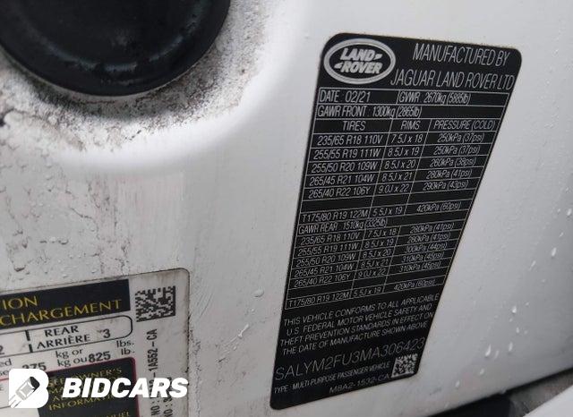 SALYM2FU3MA306423 2021 Land Rover Range Rover photo no. 9
