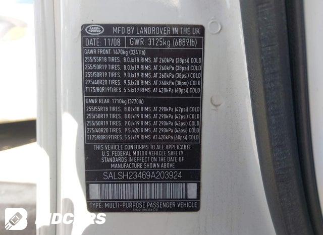 SALSH23469A203924 2009 Land Rover Range Rover photo no. 9