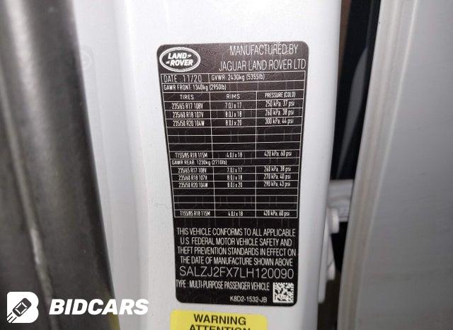 SALZJ2FX7LH120090 2020 Land Rover Range Rover photo no. 9