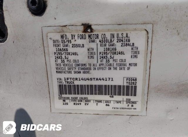 1FTCR14U4STA44171 1995 Ford Ranger photo no. 9
