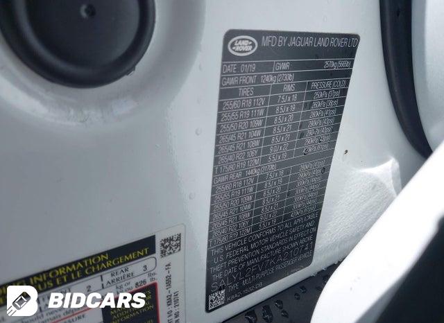 SALYL2FV7KA210741 2019 Land Rover Range Rover photo no. 9
