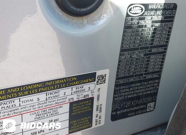 SALYT2EX0NA329612 2022 Land Rover Range Rover photo no. 9