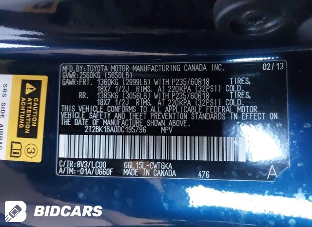 2T2BK1BA0DC195796 2013 Lexus RX photo no. 9