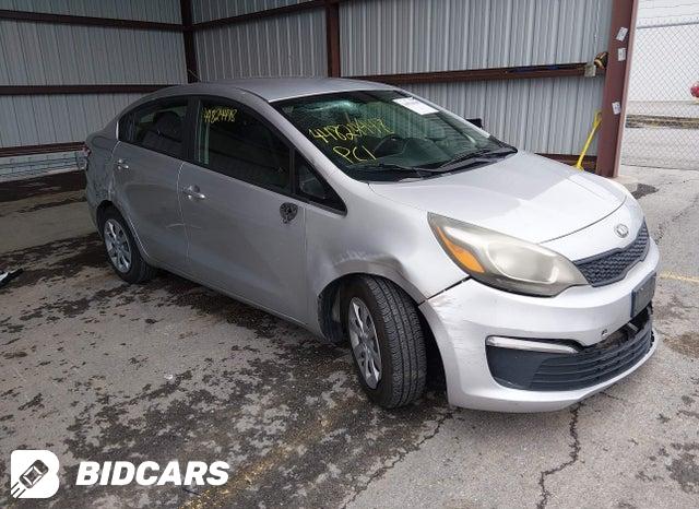 2016 KIA Rio — VIN KNADM4A38G6678537, şəkil 1