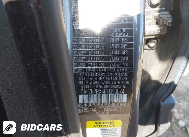 SALVP2RX8KH350874 2019 Land Rover Range Rover photo no. 9