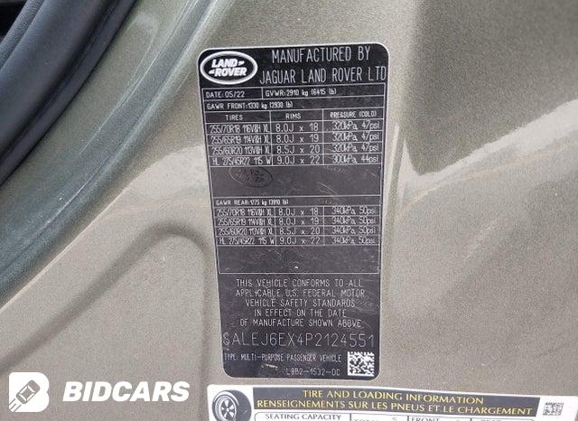 SALEJ6EX4P2124551 2023 Land Rover Defender photo no. 9
