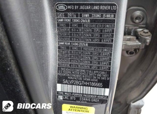 SALVP2BG7HH186665 2017 Land Rover Range Rover photo no. 9