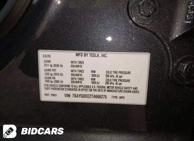 2026 Tesla MODEL Y — VIN 7SAYGDEE2TA666275, şəkil 9