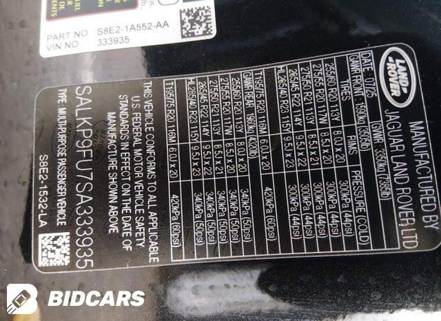 SALKP9FU7SA333935 2025 Land Rover Range Rover photo no. 9